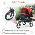 Pawhut Luxury Folding Haustier Kinderwagen Hund